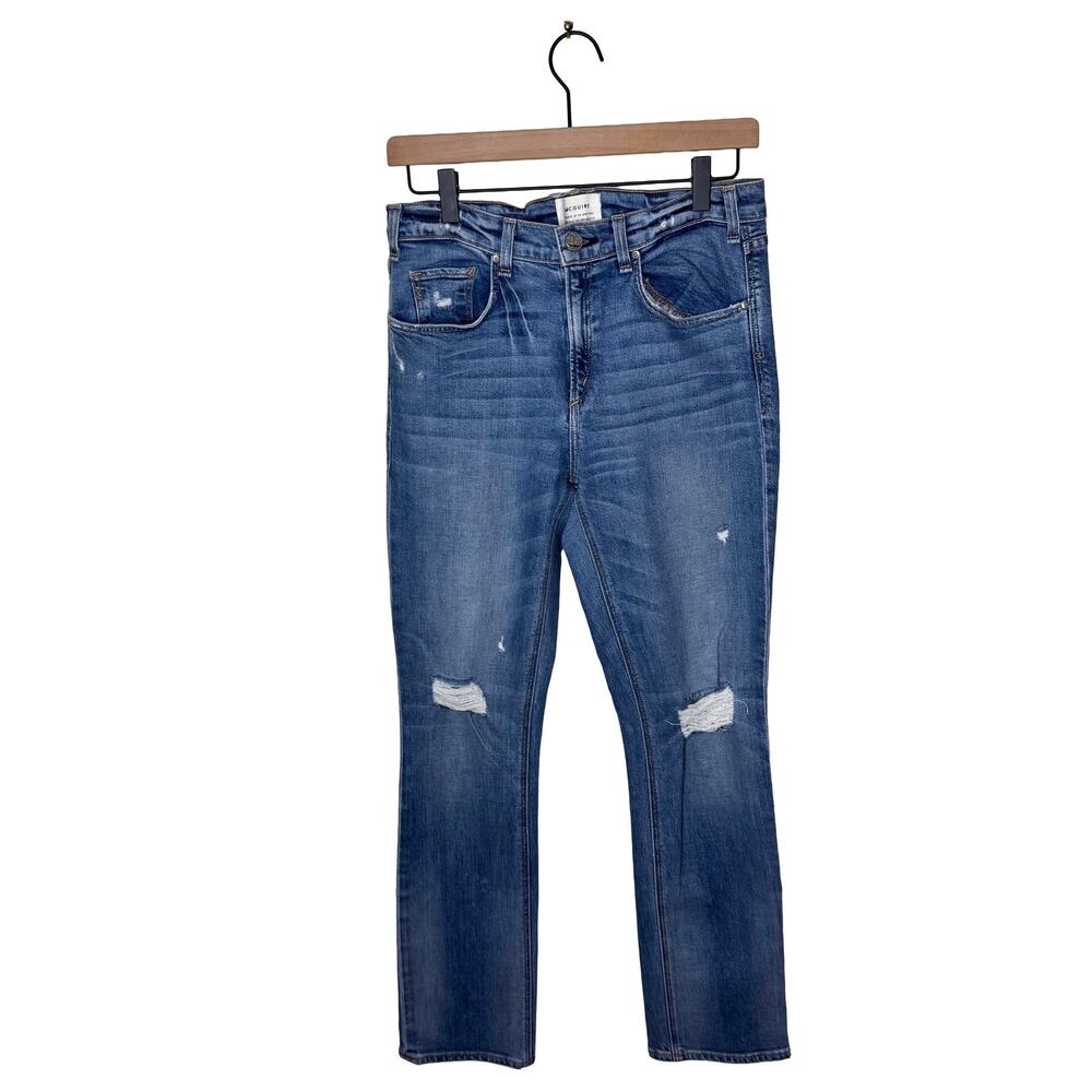 MCGUIRE Style 155A Distressed Skinny Denim Blue Jean Size 28